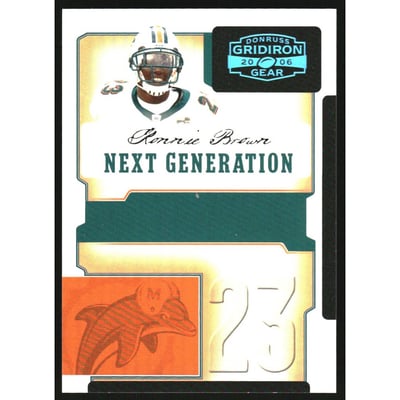 2006 Donruss Gridiron Gear Next Generation Platinum #NG21 Ronnie Brown