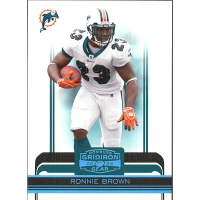 2006 Donruss Gridiron Gear Platinum Holofoil #57 Ronnie Brown