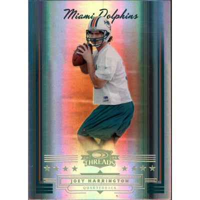 2006 Donruss Threads Gold Holofoil #42 Joey Harrington