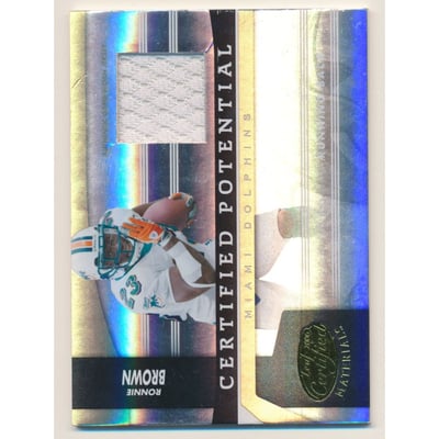 2006 Leaf Certified Materials Certified Potential Materials #CP16 Ronnie Brown