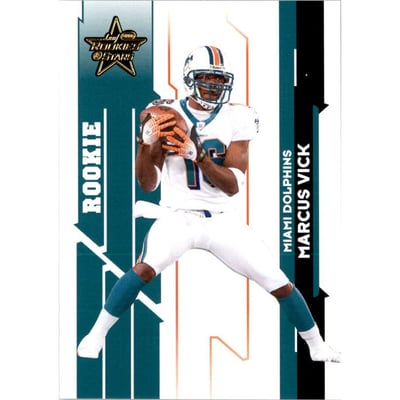 2006 Leaf Rookies and Stars Gold #186 Marcus Vick