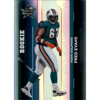 2006 Leaf Rookies and Stars Longevity Holofoil Parallel #195 Fred Evans