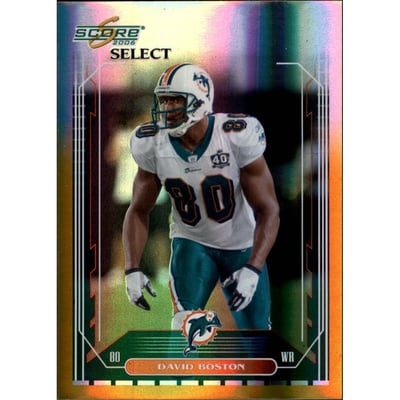 2006 Select Gold #147 David Boston
