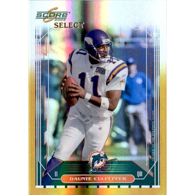 2006 Select Gold #151 Daunte Culpepper