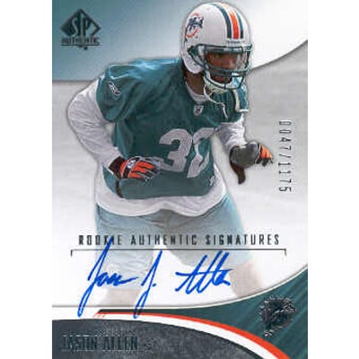 2006 SP Authentic #205 Jason Allen AU RC