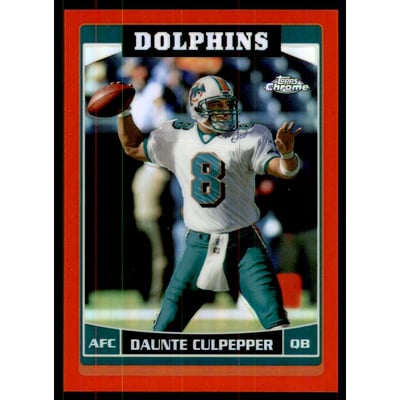 2006 Topps Chrome Red Refractors #162 Daunte Culpepper