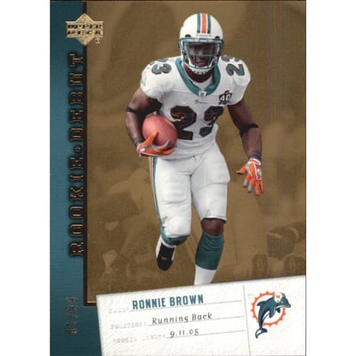 2006 Upper Deck Rookie Debut Gold #52 Ronnie Brown