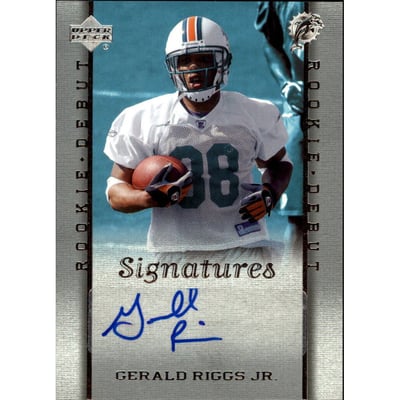 2006 Upper Deck Rookie Debut #225 Gerald Riggs AU RC