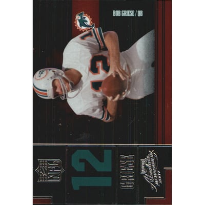 2007 Absolute Memorabilia NFL Icons #3 Bob Griese