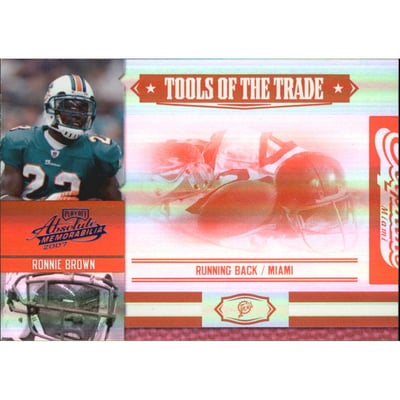 2007 Absolute Memorabilia Tools of the Trade Red Spectrum #124 Ronnie Brown
