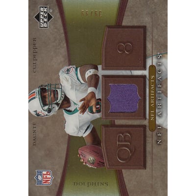 2007 Artifacts NFL Artifacts Gold #NFLDC Daunte Culpepper