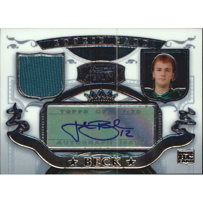 2007 Bowman Sterling #JB2 John Beck JSY AU