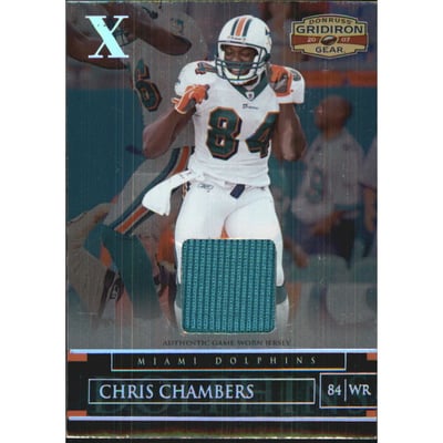 2007 Donruss Gridiron Gear Jerseys X's #56 Chris Chambers/160