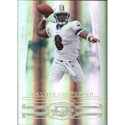 2007 Donruss Threads Gold Holofoil #97 Daunte Culpepper