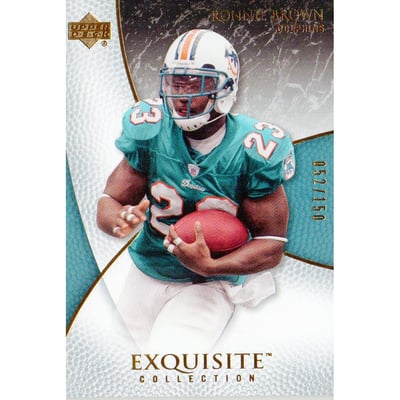 2007 Exquisite Collection #34 Ronnie Brown