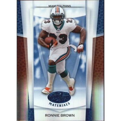 2007 Leaf Certified Materials Mirror Blue #79 Ronnie Brown