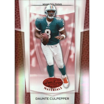 2007 Leaf Certified Materials Mirror Red #78 Daunte Culpepper