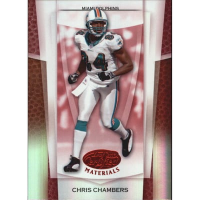 2007 Leaf Certified Materials Mirror Red #80 Chris Chambers