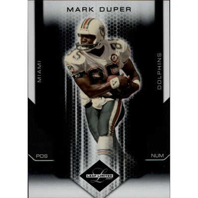 2007 Leaf Limited #166 Mark Duper