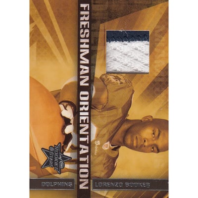 2007 Leaf Rookies and Stars Freshman Orientation Materials Jerseys Prime #26 Lorenzo Booker