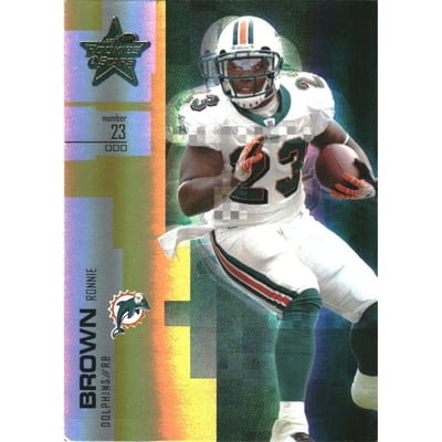 2007 Leaf Rookies and Stars Gold #56 Ronnie Brown
