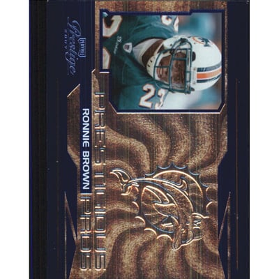 2007 Playoff Prestige Prestigious Pros Gold #14 Ronnie Brown