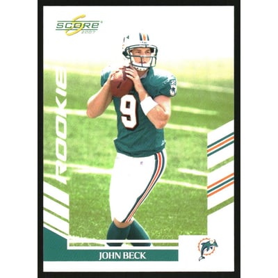 2007 Score Artist's Proof #354 John Beck