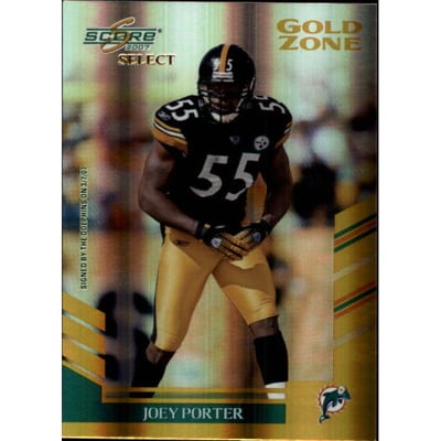 2007 Select Gold Zone #154 Joey Porter