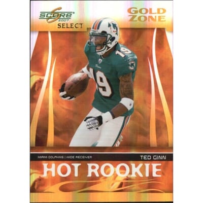 2007 Select Hot Rookies Gold Zone #6 Ted Ginn Jr.