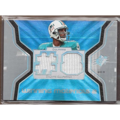 2007 SPx Winning Materials Jersey Number Dual #WMCU2 Daunte Culpepper