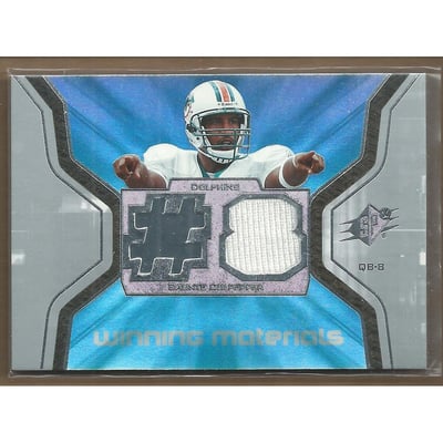 2007 SPx Winning Materials Jersey Number #WMCU1 Daunte Culpepper