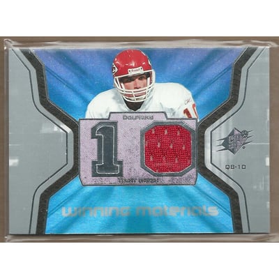 2007 SPx Winning Materials Jersey Number #WMGR Trent Green