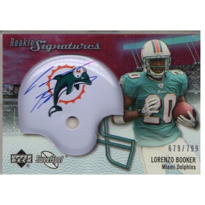 2007 Sweet Spot #115 Lorenzo Booker AU RC