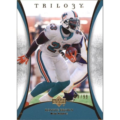 2007 Upper Deck Trilogy Gold #52 Ronnie Brown