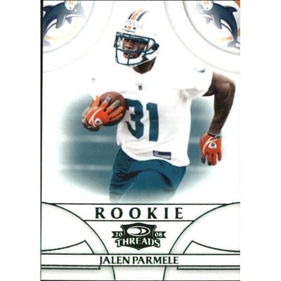 2008 Donruss Threads Retail Green #187 Jalen Parmele