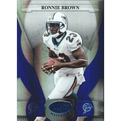 2008 Leaf Certified Materials Mirror Blue #73 Ronnie Brown