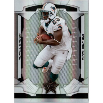 2008 Leaf Rookies and Stars Longevity Parallel Black #52 Ronnie Brown