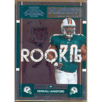 2008 Playoff Contenders Playoff Ticket #210 Kendall Langford