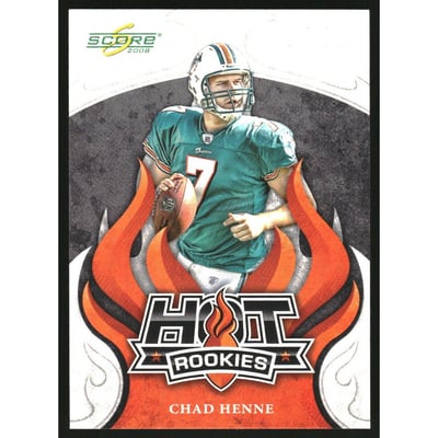 2008 Score Hot Rookies Artist's Proof #2 Chad Henne