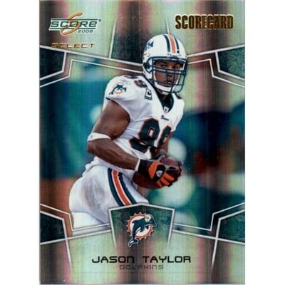 2008 Select Scorecard #167 Jason Taylor