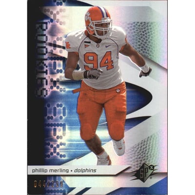 2008 SPx Silver Holofoil Rookies #130 Phillip Merling