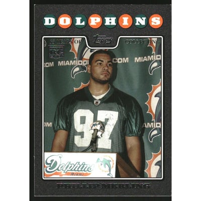 2008 Topps Black #406 Phillip Merling