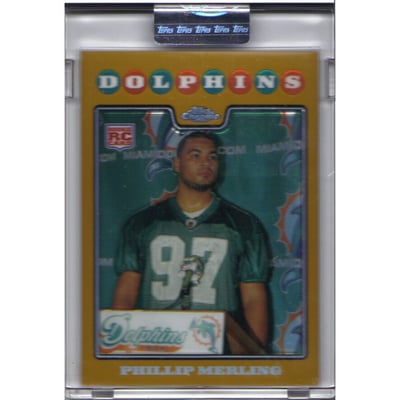 2008 Topps Chrome Gold Refractors #TC241 Phillip Merling