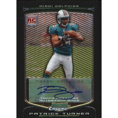 2009 Bowman Chrome Rookie Autographs #126 Patrick Turner E