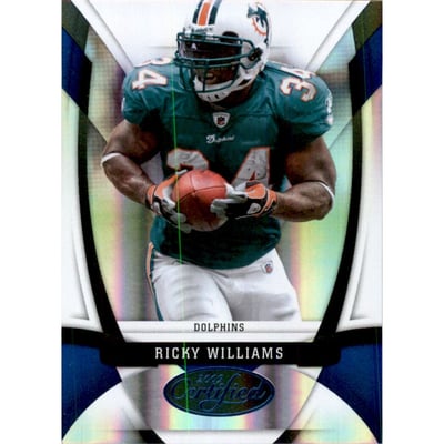 2009 Certified Mirror Blue #66 Ricky Williams