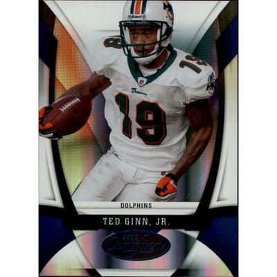 2009 Certified Mirror Blue #68 Ted Ginn