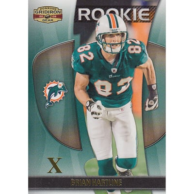 2009 Donruss Gridiron Gear Gold X's #117 Brian Hartline