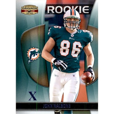 2009 Donruss Gridiron Gear Platinum X's #160 John Nalbone