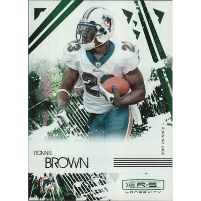 2009 Donruss Rookies and Stars Longevity Emerald #54 Ronnie Brown