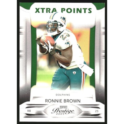 2009 Playoff Prestige Xtra Points Green #52 Ronnie Brown